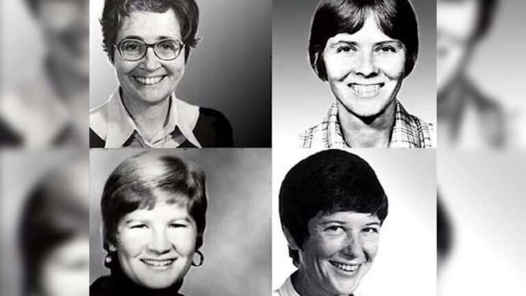 El 2 de diciembre de 1980 las norteamericanas Ita Ford, Maura Clarke, Dorothy Kazel, y la misionera laica Jean Donovan, fueron secuestradas, violadas y luego asesinadas por las fuerzas militares salvadoreñas. Crédito: Foto tomada de internet